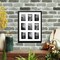 18x24" Black Frame for 9 Pictures – Horizontal/Vertical, No-Nail Hanging, Depth Display